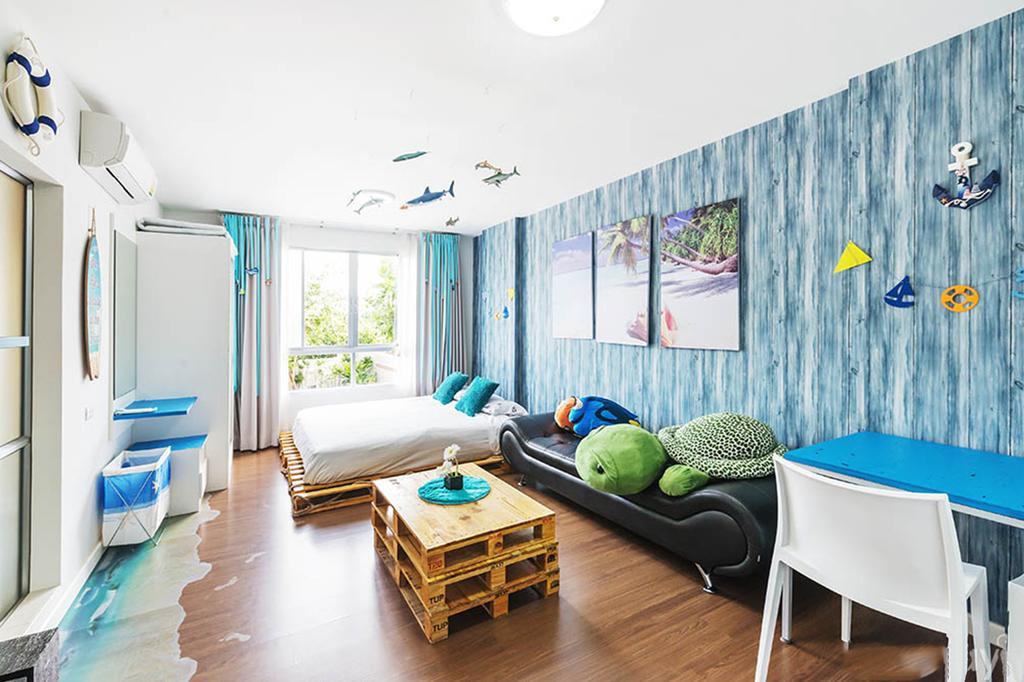 Marine Room 209B Baankhunkoey Huahin บ้านคุ้นเคย หัวหิน 部屋 写真